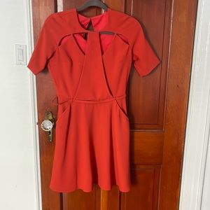 orange dress for evenings.Size Small(but needs a little bit big breast🙈